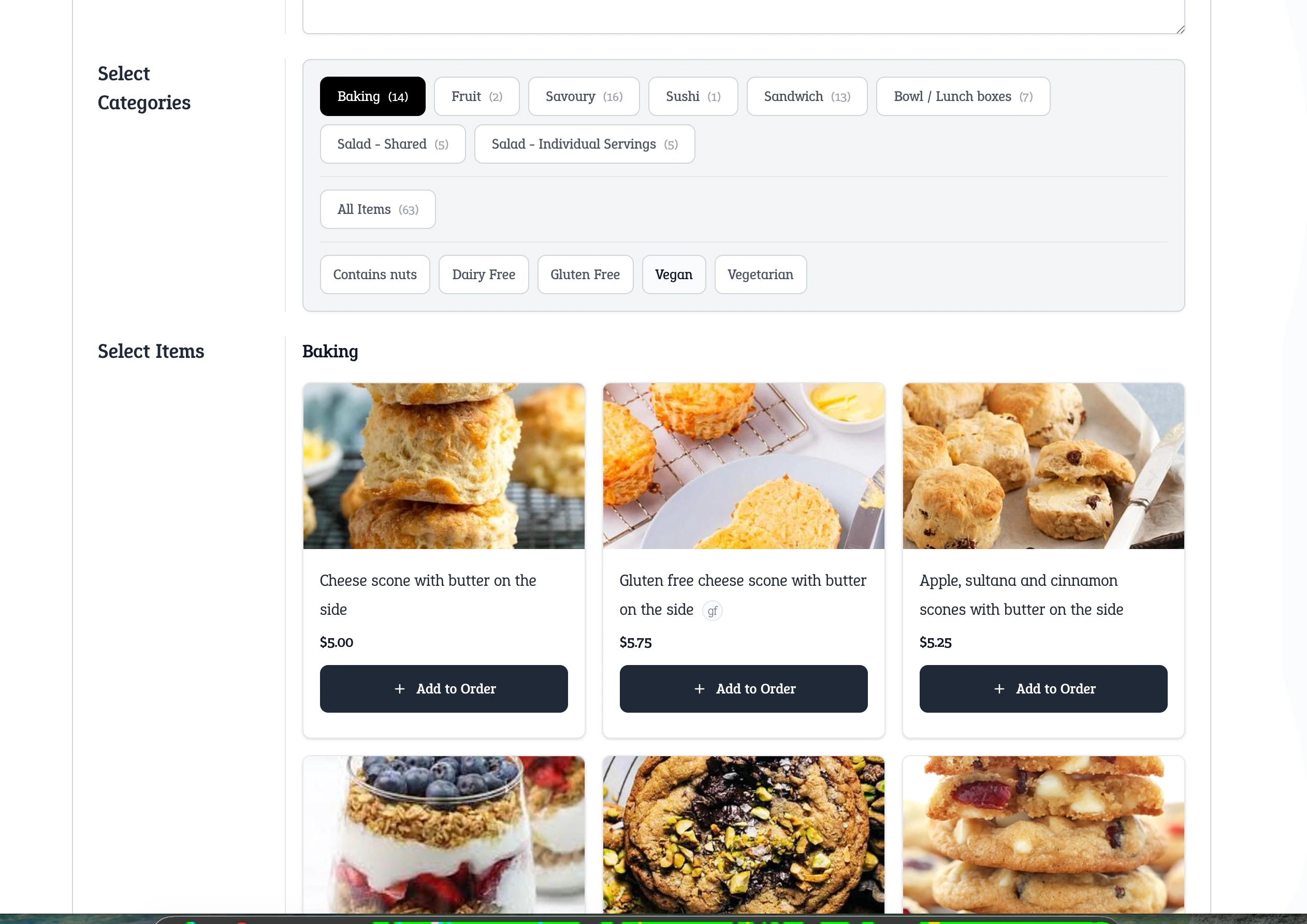 Puree online enquiry and ordering form